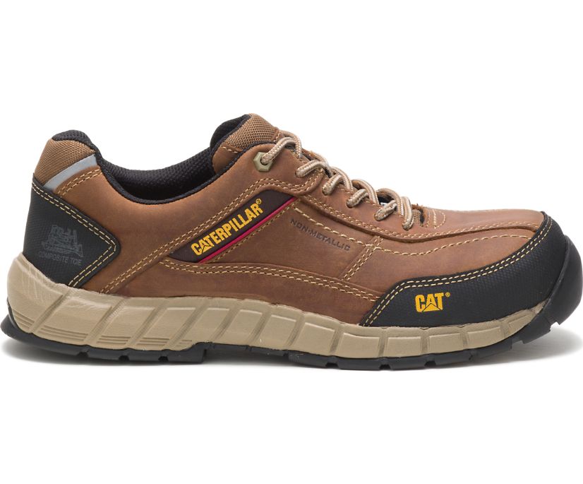 Caterpillar Streamline Leather Composite Toe Argentina - Zapatos De Seguridad Hombre Marrones ( 104-